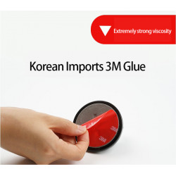 Support Voiture a Poser pour Smartphone Tableau de Bord Universel Tete haute Rotatif 360 (NOIR/ROUGE)