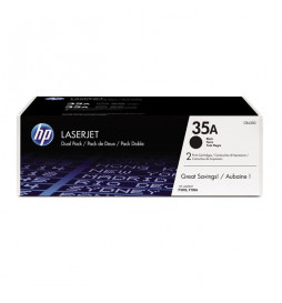 Pack 2 toners HP 35A noir...