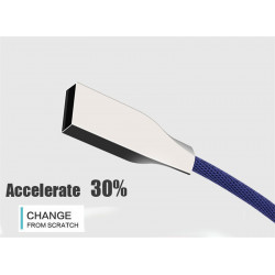 Câble Fast Charge Type C pour Smartphone Android Chargeur 1m USB Connecteur Recharge Rapide