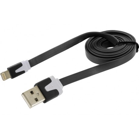 Cable pour IPHONE 8 Noodle Chargeur Lighting Usb APPLE 1m