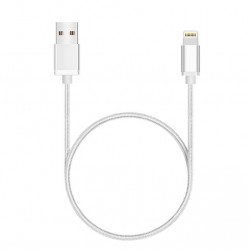 Câble Metal Nylon Pour APPLE Chargeur Lightning USB 1,5m Connecteur Tréssé