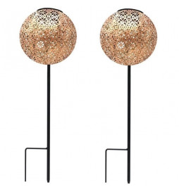 Lot de 2 balises solaires a...