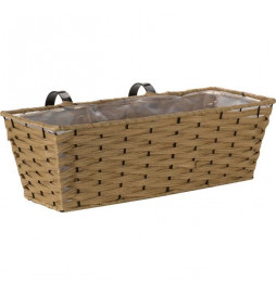 Jardiniere - Faux rotin -...