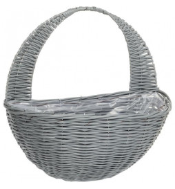 Panier mural - Faux rotin -...
