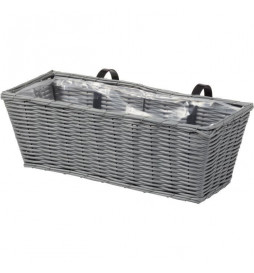 Jardiniere - Faux rotin -...