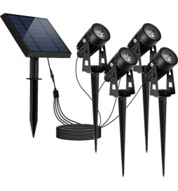 Quatre spots solaires 4 en...