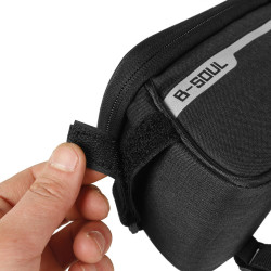 Pack Velo pour Smartphone (Support Vélo Guidon + Pochette Tactile) VTT Cyclisme (NOIR)