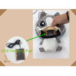 Tapis de Souris Chauffant USB pour PC & MAC Chat Hiver Bureau Chauffe-Main