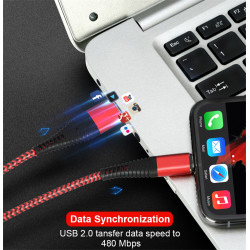 Cable Fast Charge Flexible pour IPHONE Lightning APPLE Recharge Rapide Chargeur Universel