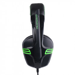 Casque Gamers avec Micro pour PC & Smartphone Son Universel Reglage Jack Jeux Video (VERT)