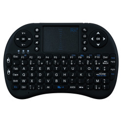 Mini clavier Bluetooth pour Smartphone & Tablette Sans Fil AZERTY Rechargeable (NOIR)
