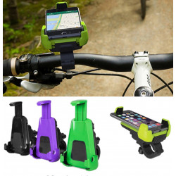 Support Moto pour Smartphone Noir Scooter Guidon GPS Universel Velo VTT Cyclisme Universel