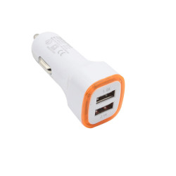 Pack Voiture pour IPHONE Lightning (2 Cables Smiley + Double Adaptateur LED Allume Cigare) APPLE