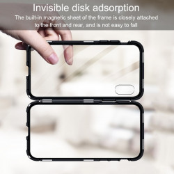 Coque Verre Trempé IPHONE 7 APPLE Magnetique Transparente Protection Integrale