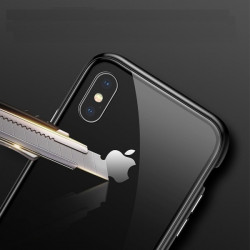 Coque Verre Trempé IPHONE X APPLE Magnetique Transparente Protection Integrale