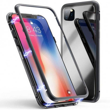 Coque Verre Trempé IPHONE 11 APPLE Magnetique Transparente Protection Integrale