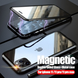 Coque Verre Trempé IPHONE 11 APPLE Magnetique Transparente Protection Integrale