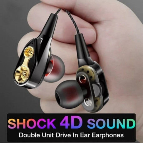 Ecouteurs HQ Design pour Smartphone avec Micro Kit Main Libre Haut de Gamme Universel Jack