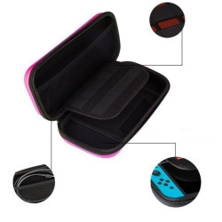 Pack pour NINTENDO Switch (Pochette + Film Verre Trempé) Rangement Protection (NOIR)