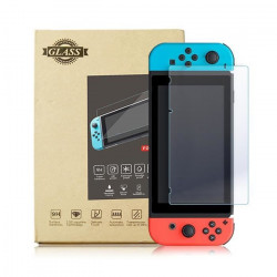 Pack pour NINTENDO Switch (Pochette + Film Verre Trempé) Rangement Protection (NOIR)