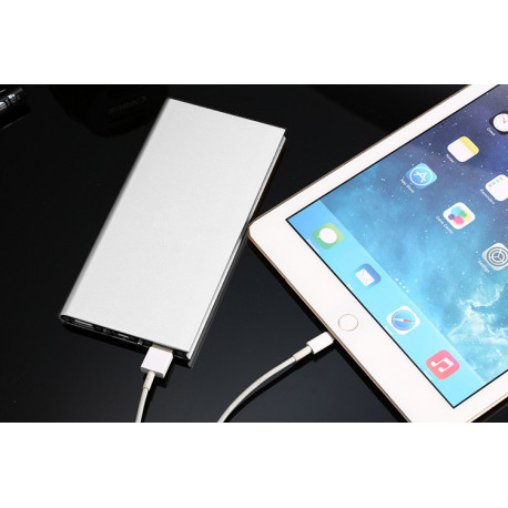 Batterie Externe Plate pour Smartphone Tablette Chargeur Universel Power Bank 6000mAh 2 Port USB