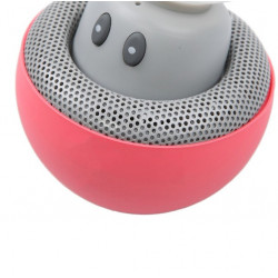 Enceinte Champignon Bluetooth pour Smartphone Ventouse Haut-Parleur Micro Mini