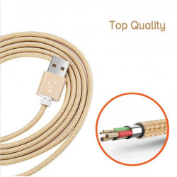 Pack Voiture pour Smartphone (Cable Chargeur Type-C + Double Adaptateur Allume Cigare) Android