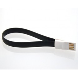 Mini Cable Aimanté Universel Chargeur Connecteur Micro USB Magnet Porte-Clefs 25cm