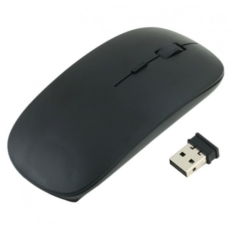 Souris Ultra Plate pour PC Sans Fil USB Universelle Capteur Optique 3 Boutons Couleurs