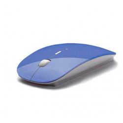 Souris Ultra Plate pour PC Sans Fil USB Universelle Capteur Optique 3 Boutons Couleurs