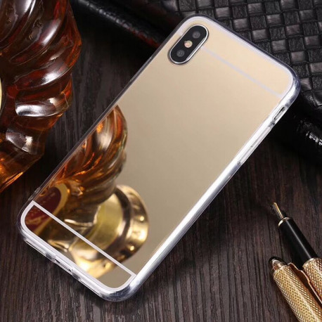 Coque Miroir pour IPHONE X APPLE Protection Reflet Maquillage