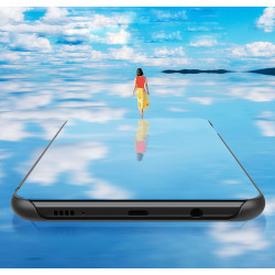 Coque Clapet Miroir pour SAMSUNG Galaxy S10 Protection Clear View Maquillage