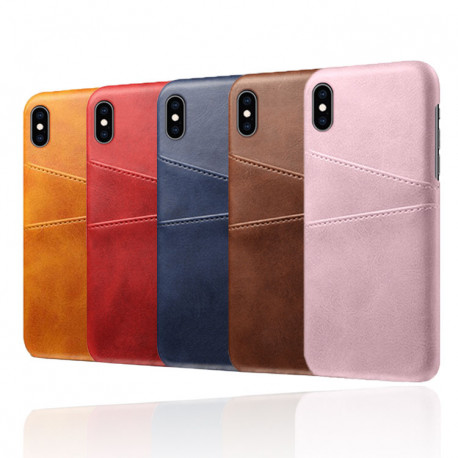 Coque Porte-cartes pour "IPHONE X" APPLE Simili-cuir Protection