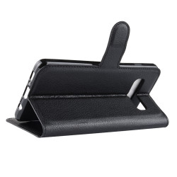 Coque Portefeuille pour "SAMSUNG Galaxy S10" Simili-cuir Rabat Protection (NOIR)