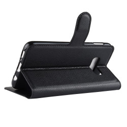 Coque Portefeuille pour "SAMSUNG Galaxy S10e" Simili-cuir Rabat Protection (NOIR)
