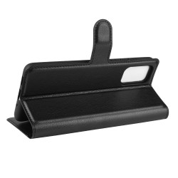 Coque Portefeuille pour "SAMSUNG Galaxy S20+ PLUS" Simili-cuir Rabat Protection (NOIR)
