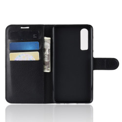 Coque Portefeuille pour "SAMSUNG Galaxy S20 Ultra" Simili-cuir Rabat Protection (NOIR)