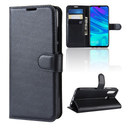 Coque Portefeuille pour "HUAWEI P30 Lite" Simili-cuir Rabat Protection (NOIR)