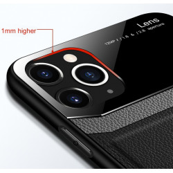 Coque Effet Cuir pour "IPHONE 11 Pro" APPLE  Plexiglass Protection