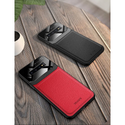 Coque Effet Cuir pour "SAMSUNG Galaxy S10"  Plexiglass Protection