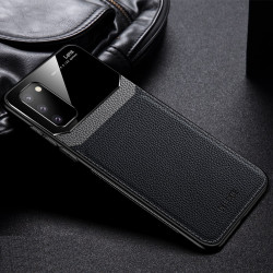 Coque Effet Cuir pour "SAMSUNG Galaxy S20" Plexiglass Protection