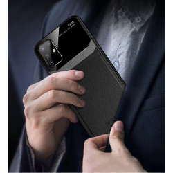 Coque Effet Cuir pour "SAMSUNG Galaxy S20" Plexiglass Protection