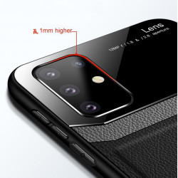 Coque Effet Cuir pour "SAMSUNG Galaxy S20 Ultra" Plexiglass Protection