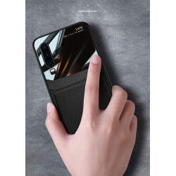 Coque Effet Cuir pour "HUAWEI P30" Plexiglass Protection