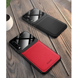 Coque Effet Cuir pour "HUAWEI P30" Plexiglass Protection