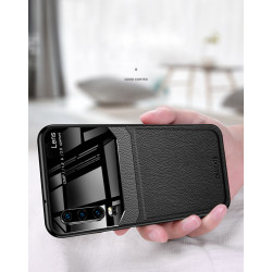 Coque Effet Cuir pour "HUAWEI P30" Plexiglass Protection
