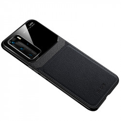 Coque Effet Cuir pour "HUAWEI P40" Plexiglass Protection