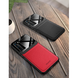 Coque Effet Cuir pour "HUAWEI P40" Plexiglass Protection