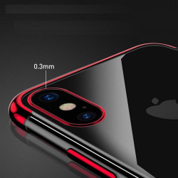 Coque Silicone Bord pour "IPHONE 7" APPLE Bumper Fine Transparente
