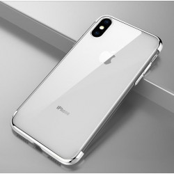 Coque Silicone Bord pour "IPHONE X" APPLE Bumper Fine Transparente